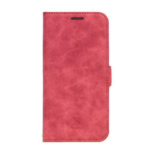 ナチュラルデザイン iPhone 14 6.1インチ /13 StykeNatural 革風手帳型ケース Style Natural Red(レッド) iP22-61-VS05