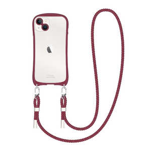 ナチュラルデザイン iPhone 14 6.1インチ /13 i.Color ショルダーストラップ付 HYDケース i.Color チェリーレッド iP22-61-ICSH06 ナチュラルデザイン iPhone 14 6.1インチ /13 i.Color ショルダーストラップ付 HYDケース i.Color チェリーレッド iP22-61-ICSH06