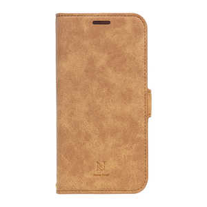 ナチュラルデザイン iPhone 14 Plus 6.7インチ StykeNatural 革風手帳型ケース Style Natural Camel(キャメル) iP22-67-VS04
