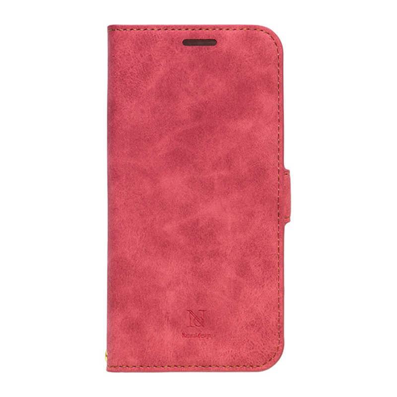 ナチュラルデザイン ナチュラルデザイン iPhone 14 Plus 6.7インチ StykeNatural 革風手帳型ケース Style Natural Red(レッド) iP22-67-VS05 iP22-67-VS05