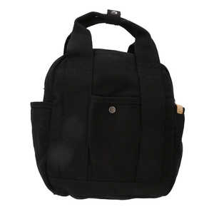 バックヤードファミリー キャンバスリュック BLACK/BLACK DS18657 バックヤードファミリー キャンバスリュック BLACK/BLACK DS18657