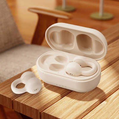 KINGLUCKY OPENEAR 完全ワイヤレスイヤホン i20 ベージュ [ ワイヤレス