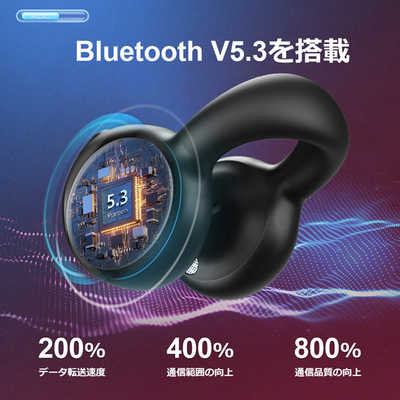 KINGLUCKY OPENEAR 完全ワイヤレスイヤホン i20 ベージュ [ ワイヤレス