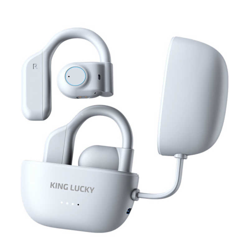 KINGLUCKY KINGLUCKY OPENEAR 完全ワイヤレスイヤホン i31pro ホワイト ［ワイヤレス(左右分離) /Bluetooth対応］ i31proWH i31proWH