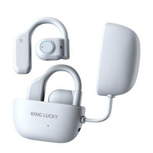 KINGLUCKY OPENEAR 完全ワイヤレスイヤホン i31pro ホワイト ［ワイヤレス(左右分離) /Bluetooth対応］ i31proWH