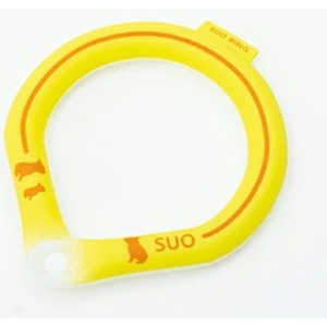 WIZ LINE RING SUO 28°ICE for dogs ボタン付 SSb イエローサフラン 
