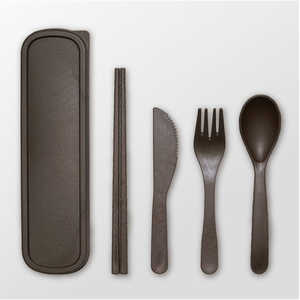 アイグッズ SUS coffee PLA cutlery set カトラリーセット brown IG65178 アイグッズ SUS coffee PLA cutlery set カトラリーセット brown IG65178