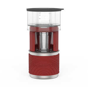 UNIQ UQORX7BL 360度電動回転ドリッパー・マグカップセット oceanrich X7シリーズ コーヒー/煎茶 ハイブリッドモデル Red Red UQORX7RD UQ-ORX7RD