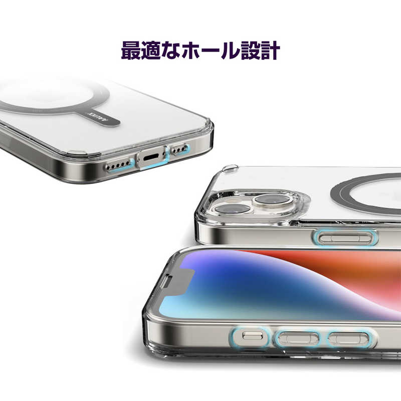 UNIQ UNIQ iRingMagnetic Case for iphone13proMAX クリア UMS-IR16MG13PMC UMS-IR16MG13PMC