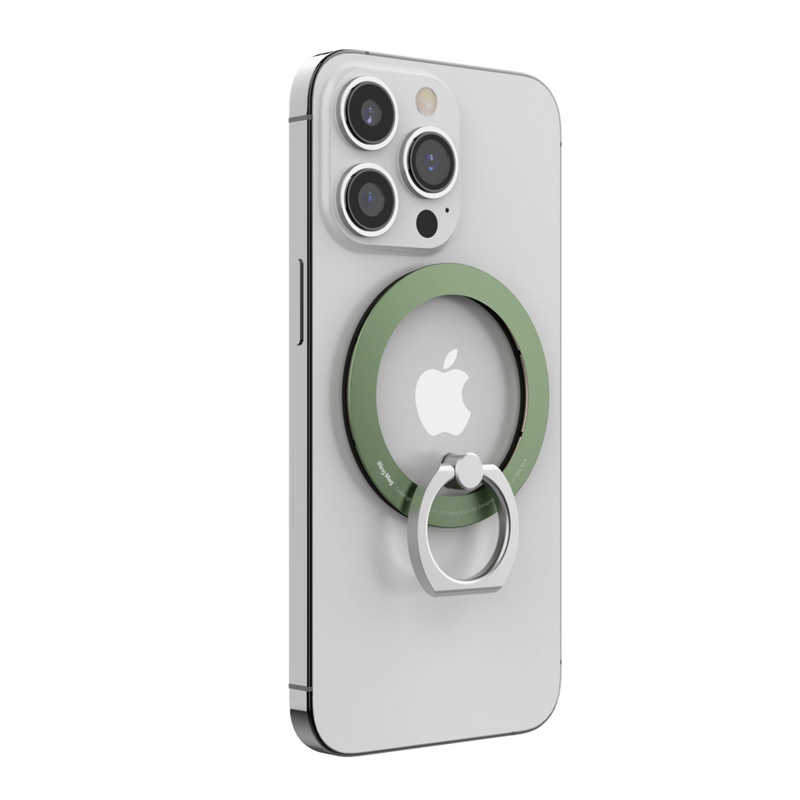 UNIQ UNIQ マグネット簡単着脱スマホリング iRingMag ALPINE GREEN UMS-IR15MGAG2 UMS-IR15MGAG2