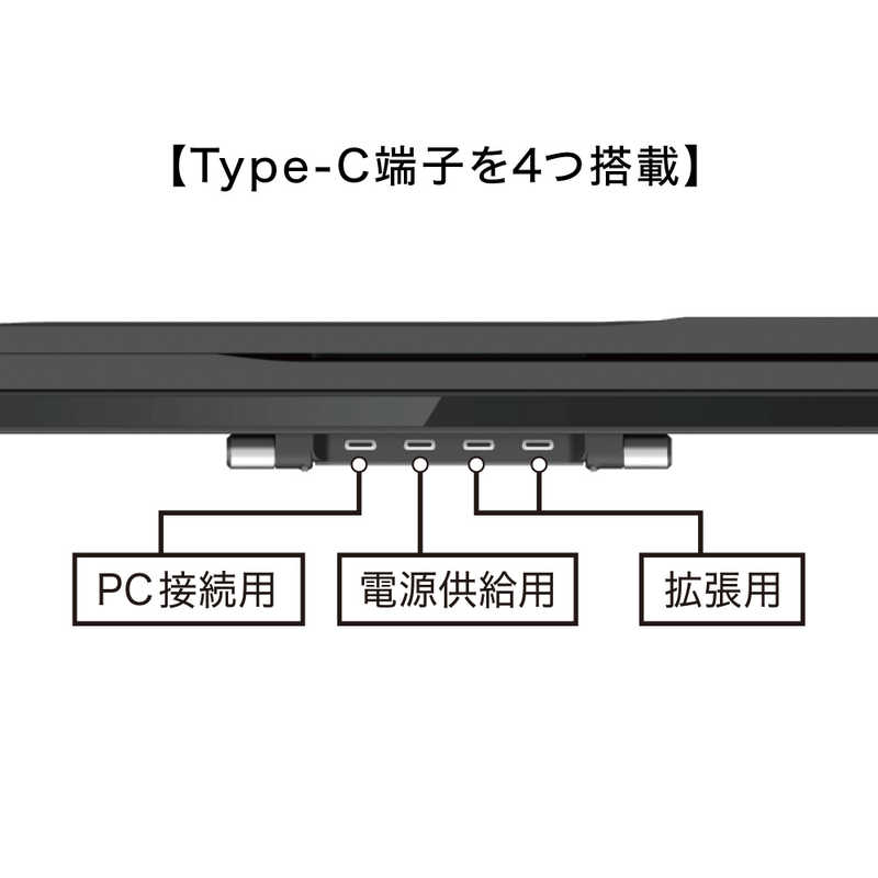 UNIQ UNIQ USB-C接続 2画面PCモニター PROMETHEUS DUAL ［11.6型 /フルHD(1920×1080) /ワイド］ ブラック UQ-PM11W UQ-PM11W