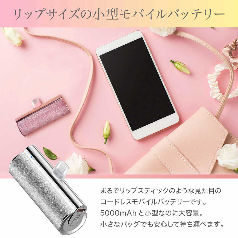 UNIQ UNIQ Lipstic TYPE-C Silver VEGER ［1ポート］ シルバー UQLIPSTICKCSL UQLIPSTICKCSL