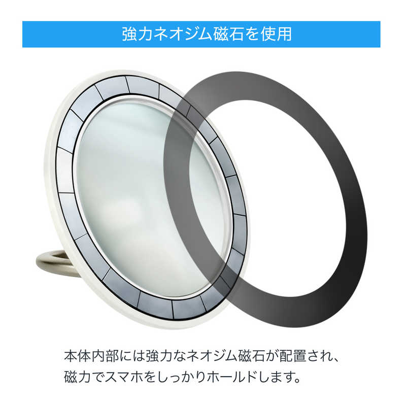 UNIQ UNIQ MigMag mirror dustyWhite MIMG-04DW MIMG-04DW