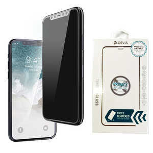 BELEX iPhone 13 mini対応 5.4inchVan Series Full Screen Privacy  Twice-Tempered Glass DEVIA Black DEVIA4258