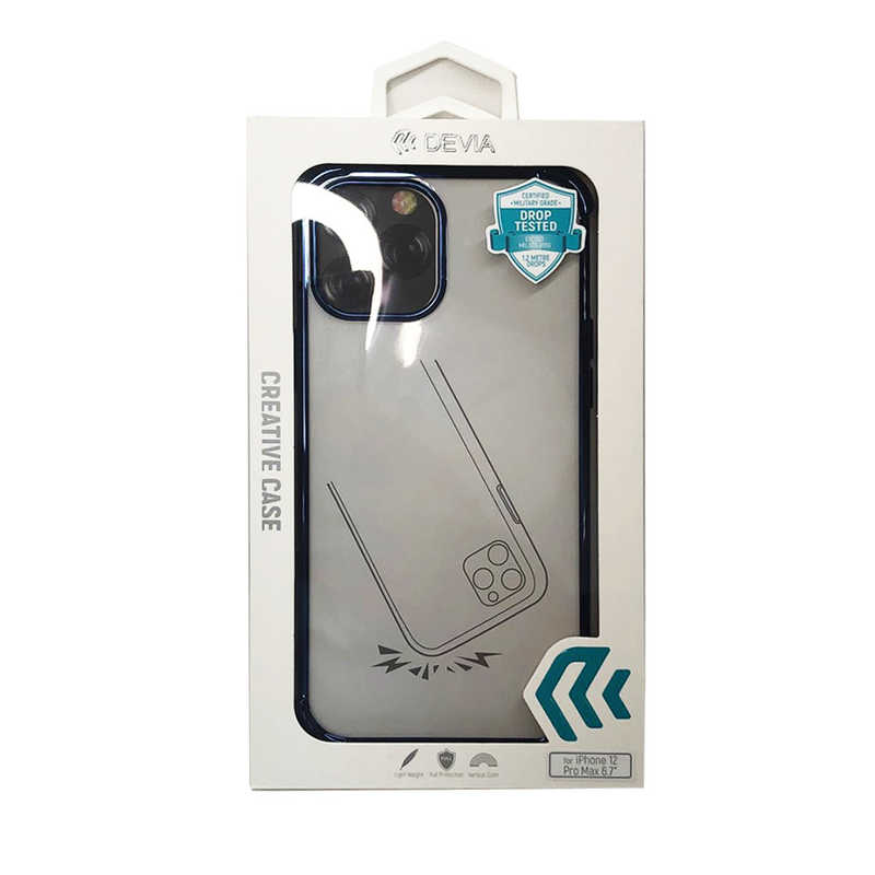 BELEX BELEX iPhone 13 対応 Glitter shockproof soft case DEVIA blue DEVIA4311 DEVIA4311