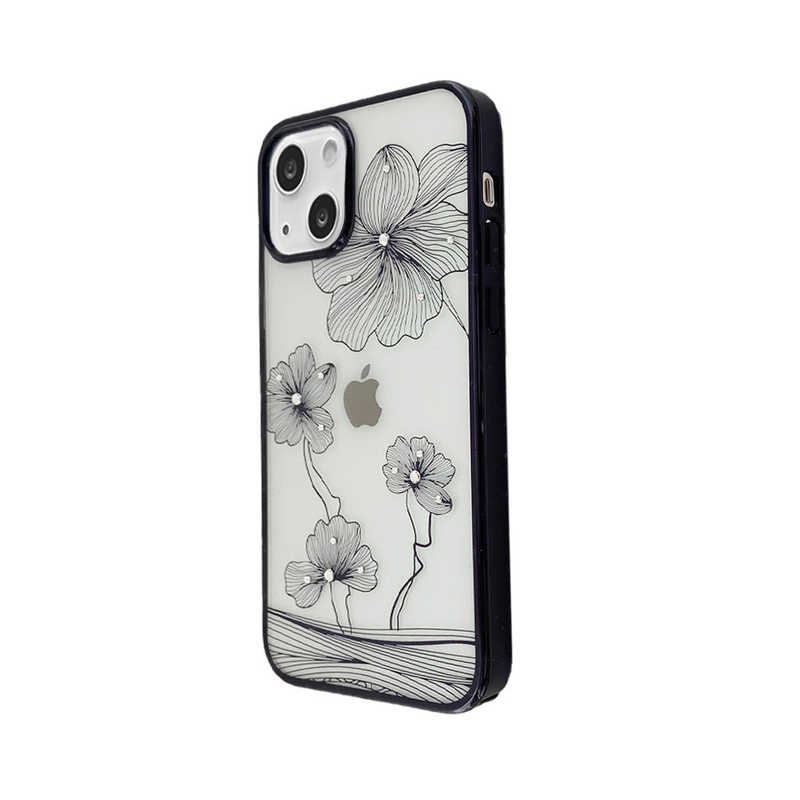 BELEX BELEX iPhone 13 対応 2眼 Crystal Flora  Series case DEVIA black DEVIA4320 DEVIA4320