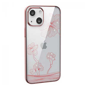 BELEX iPhone 13 対応 Crystal Flora  Series case DEVIA gold DEVIA4321