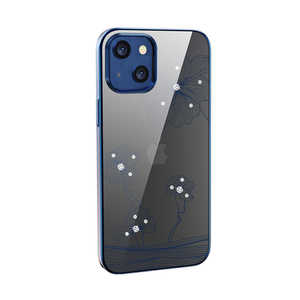 BELEX iPhone 13 б Crystal Flora Series case DEVIA blue DEVIA4323