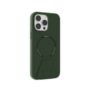 BELEX iPhone 14 6.1インチ Randy Series Magnetic Case With Stand DEVIA army green BDVCSA09IP14GR
