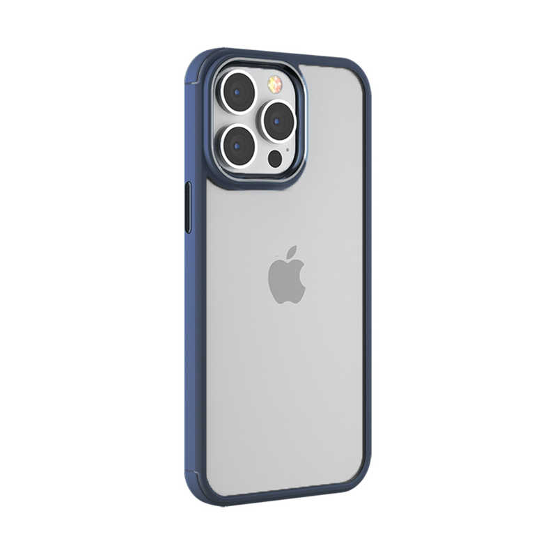 BELEX BELEX iPhone 14 Plus 6.7インチ Crystal Series Shockproof Case DEVIA blue BDVCSA10IP14LBL BDVCSA10IP14LBL