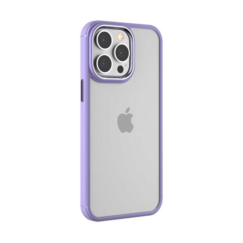 BELEX BELEX iPhone 14 Plus 6.7インチ Crystal Series Shockproof Case DEVIA purple BDVCSA10IP14LPL BDVCSA10IP14LPL