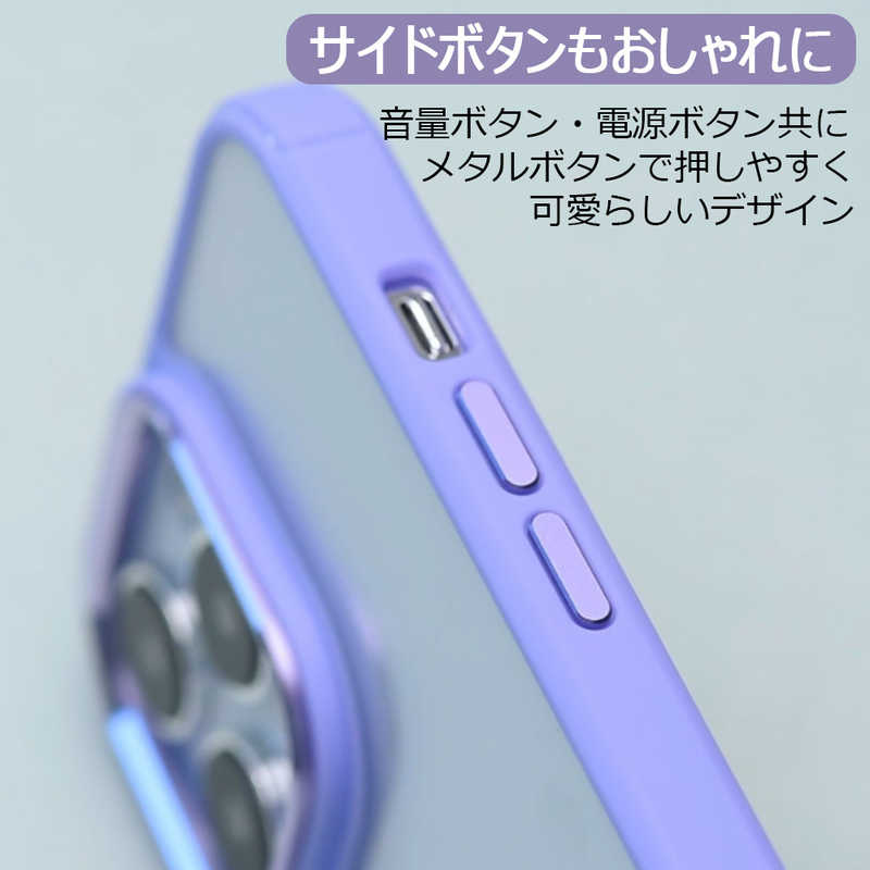 BELEX BELEX iPhone 14 Plus 6.7インチ Crystal Series Shockproof Case DEVIA purple BDVCSA10IP14LPL BDVCSA10IP14LPL