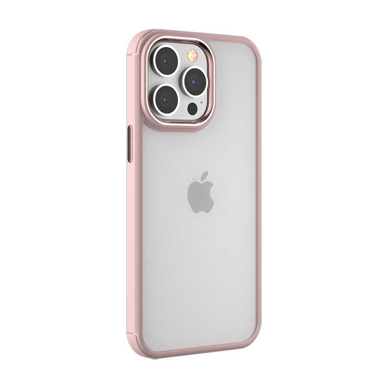 BELEX BELEX iPhone 14 Pro Max 6.7インチ Crystal Series Shockproof Case DEVIA pink BDVCSA10IP14PLPK BDVCSA10IP14PLPK
