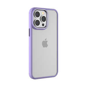 BELEX iPhone 14 Pro Max 6.7インチ Crystal Series Shockproof Case DEVIA purple BDVCSA10IP14PLPL