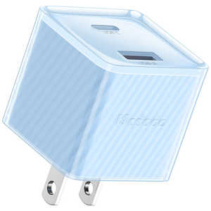 MCDODO 33W 1C＋1A GAN Fast Charger (US) Mcdodo Blue BLMDCH04-AC-BL