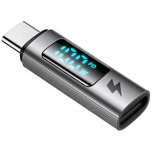 MCDODO Digital display USB-C to USB-C PD 100W Connector Mcdodo GunMetal BMDOT609