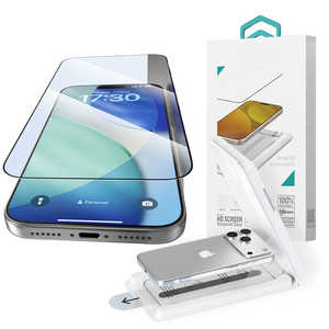 BELEX iPhone 17 ���饹�ե���� Van Series Full Screen HD Tempered Glass(With Assist Tool) BLDVGL01-17-HD