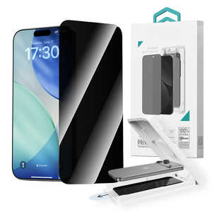 BELEX iPhone17 Pro Van Series Full Screen Privacy Tempered Glass(With Assist Tool) BLDVGL02-17PR-PR