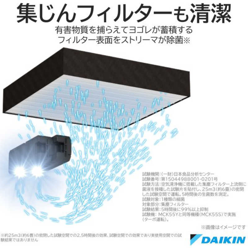 ダイキン　DAIKIN ダイキン　DAIKIN 【アウトレット】加湿空気清浄機 空気清浄:25畳まで 加湿(最大): 14畳まで PM2.5対応 カームベージュ MCK55YBK-C MCK55YBK-C