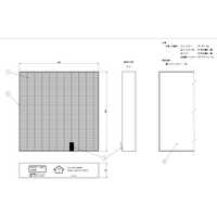 ダイキン DAIKIN 抗菌HEPA集塵フィルター BAFP105A4 BAFP105A4 の通販 