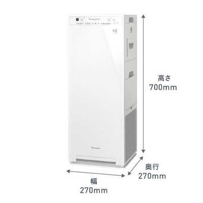 ダイキン DAIKIN 加湿空気清浄機 ストリーマ空気清浄機 適用畳数:25畳