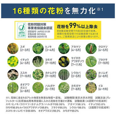 ダイキン DAIKIN 空気清浄機 ストリーマ 空気清浄:25畳まで PM2.5対応