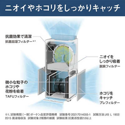 ダイキン DAIKIN 加湿空気清浄機 ストリーマ 空気清浄:41畳まで 加湿