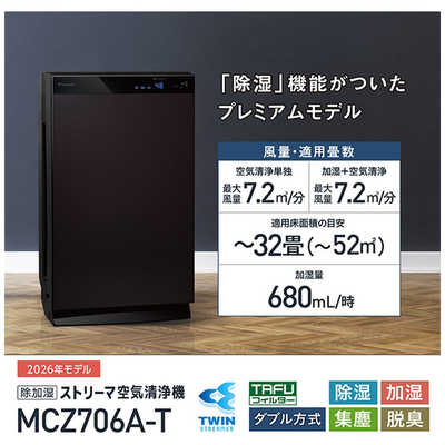 ダイキン DAIKIN 除加湿空気清浄機 ストリーマ うるるとさらら 空気