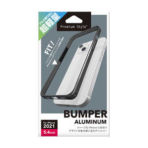 PGA iPhone 13 mini　5.4インチ アルミバンパー ブラック Premium Style PG-21JBP01BK