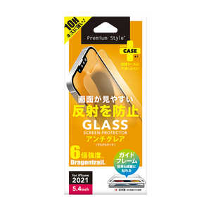 PGA iPhone 13 mini 液晶保護ガラス アンチグレア Premium Style PG-21JGL02AG