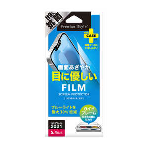 PGA iPhone 13 mini վݸե ֥롼饤㸺/ Premium Style PG-21JBL01