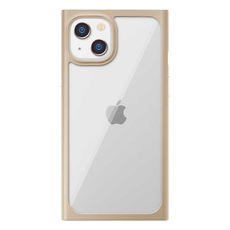 PGA PGA iPhone 13 2眼 ガラスタフケース スクエアタイプ ベージュ Premium Style PG-21KGT07BE PG-21KGT07BE