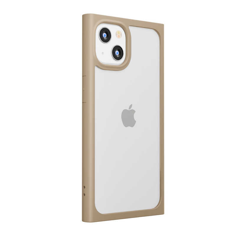 PGA PGA iPhone 13 2眼 ガラスタフケース スクエアタイプ ベージュ Premium Style PG-21KGT07BE PG-21KGT07BE