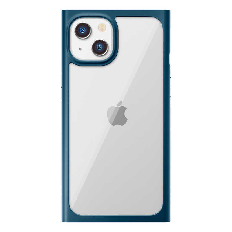 PGA PGA iPhone 13 2眼 ガラスタフケース スクエアタイプ ネイビー Premium Style PG-21KGT08NV PG-21KGT08NV