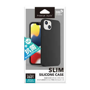 PGA iPhone 13 抗菌スリムシリコンケース ブラック Premium Style PG-21KSC01BK PGA iPhone 13 抗菌スリムシリコンケース ブラック Premium Style PG-21KSC01BK