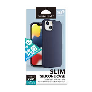 PGA iPhone 13 抗菌スリムシリコンケース ネイビー Premium Style PG-21KSC04NV PGA iPhone 13 抗菌スリムシリコンケース ネイビー Premium Style PG-21KSC04NV