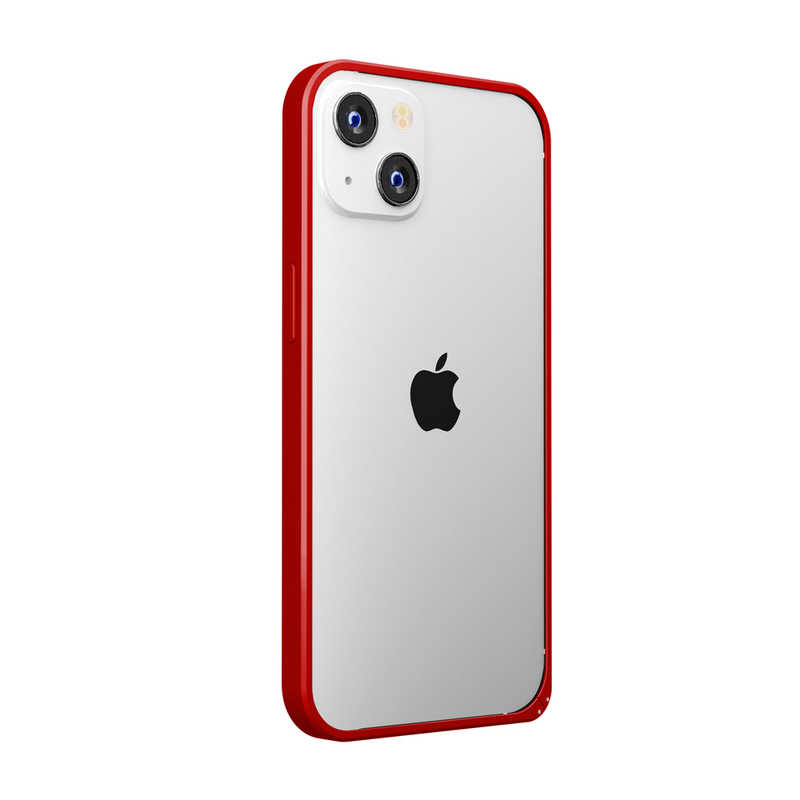 PGA PGA iPhone 13 2眼 アルミバンパー レッド Premium Style PG-21KBP02RD PG-21KBP02RD