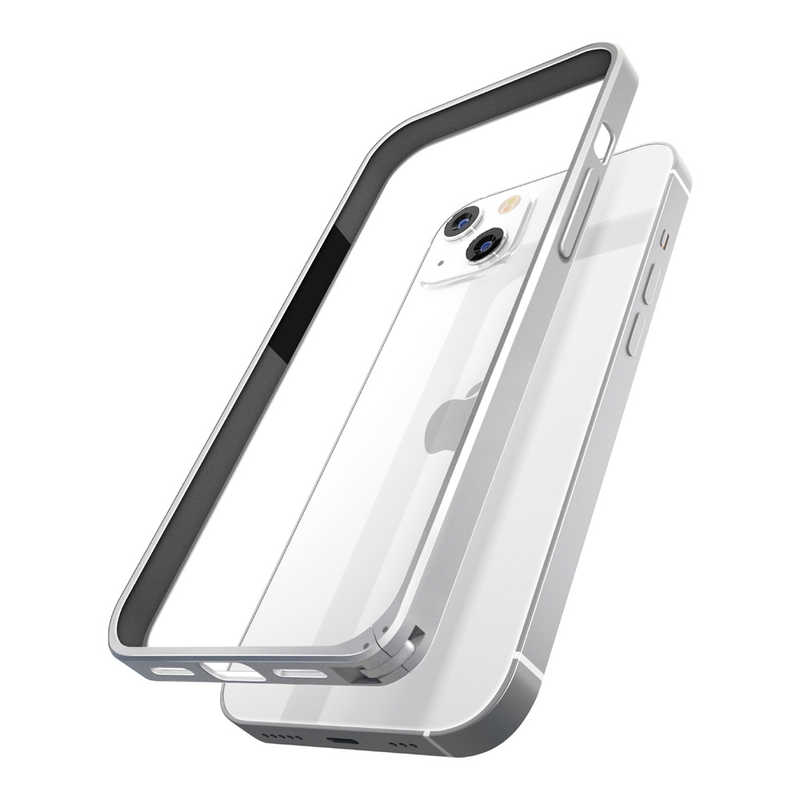 PGA PGA iPhone 13 2眼 アルミバンパー シルバー Premium Style PG-21KBP03SV PG-21KBP03SV