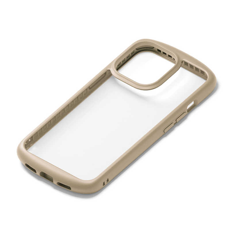 PGA PGA iPhone2021 6.1inch 3眼 ガラスタフケース ラウンドタイプ Premium Style ベージュ PG-21NGT03BE PG-21NGT03BE