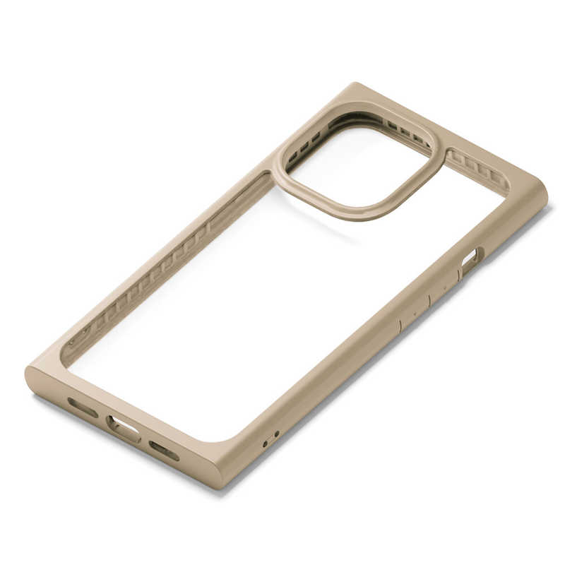 PGA PGA iPhone 13 Pro 3眼 ガラスタフケース スクエアタイプ Premium Style ベージュ PG-21NGT07BE PG-21NGT07BE